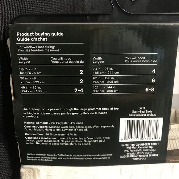 Light Filtering Curtain Panels Hometrends Everly Grommet 54" x 84" 2 Panels - Picture 3 of 6